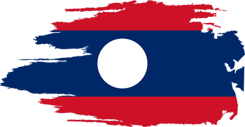 Grunge Laos Flag Illustration